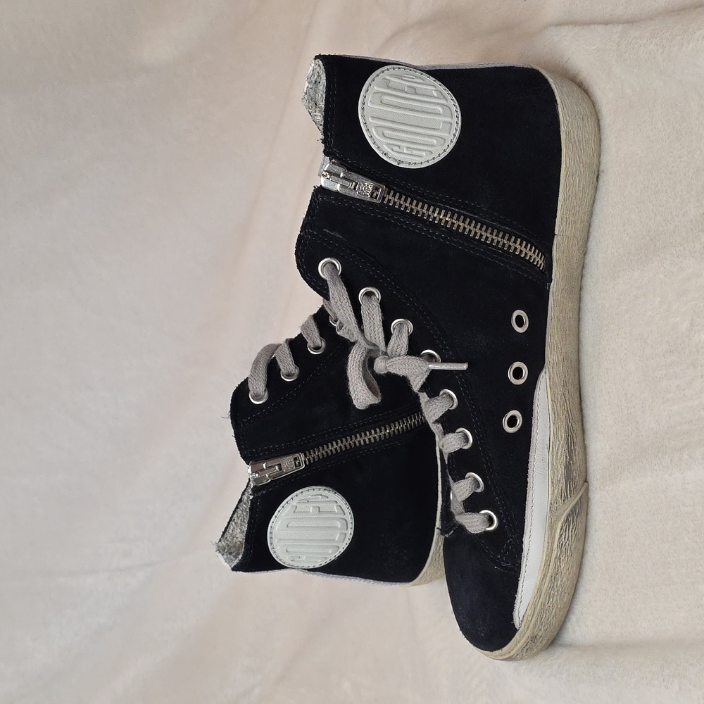 Golden Goose Deluxe Brand Francy High-Top Sneakers DU size 37/ US 7 Navy - Picture 5 of 8